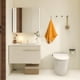 thumbnail image 5 of Toallas de baño de 3 piezas, toalla de terciopelo para adultos, uso diario en casa, toalla absorbente para cabello seco que no deja pelo, toalla de playa con estampado de tiras, toalla de baño absorbe, 5 of 6