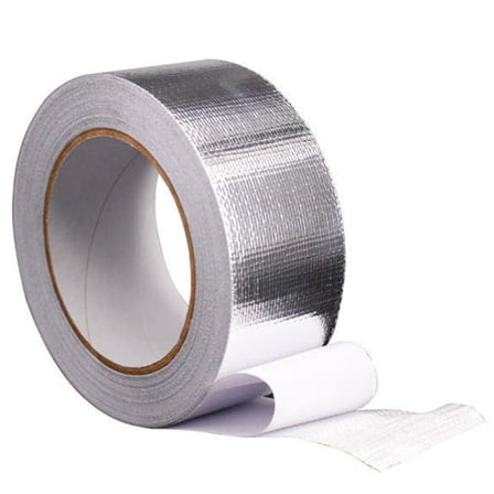 Heavy-Duty Aluminum Foil Tape 5cm x 20m High Temp Waterproof for Kitchen Duct Sealing