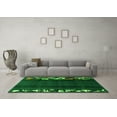 thumbnail image 3 of Ahgly Company Indoor Square Abstract Green Modern Area Rugs, 8' Square, 3 of 4