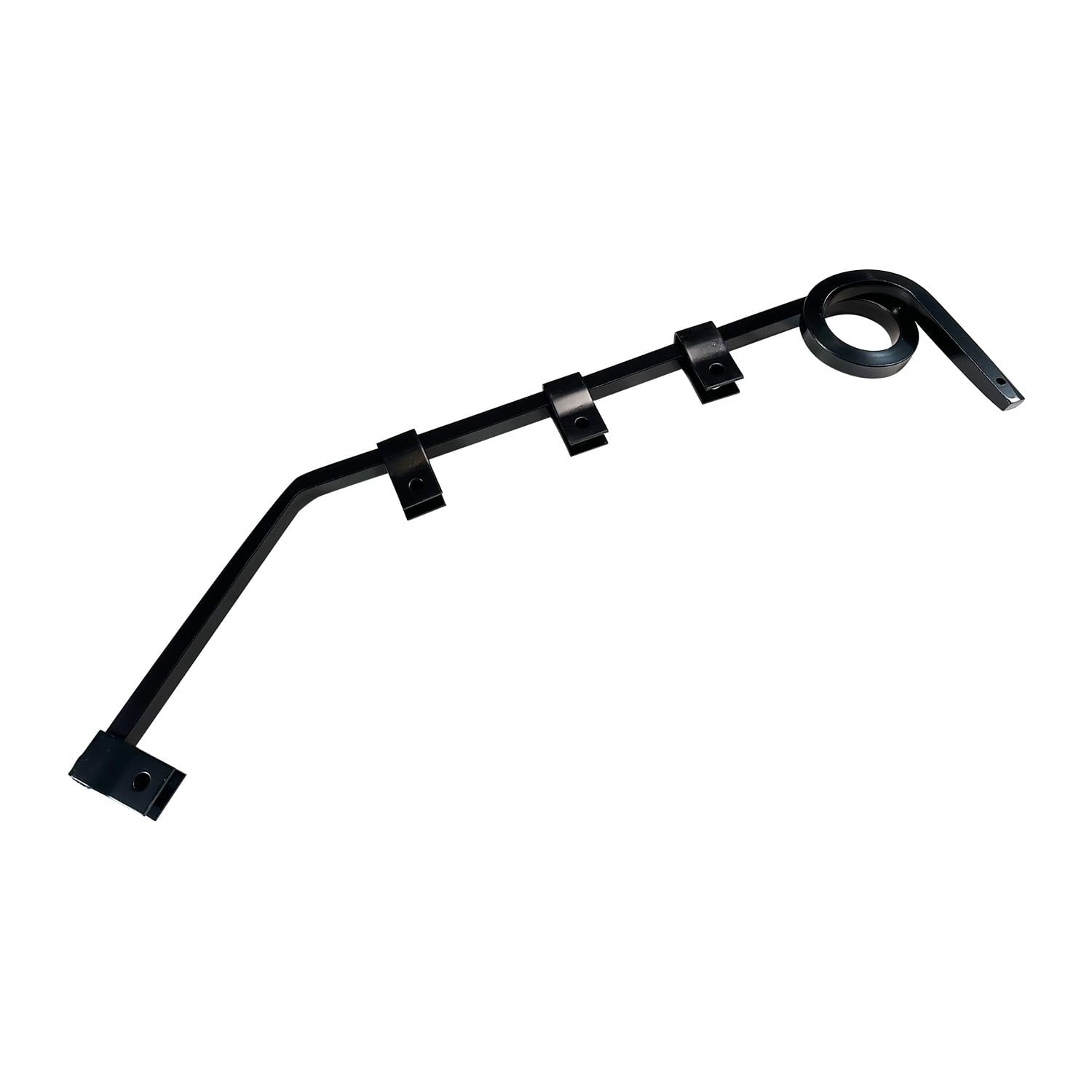 BST BSSP Semi Truck Angled Bar Type Mud Flap Hangers Complete Kit for Left& Right Side,30" Length Square Steel 1 Coil Damping Spring - Angled Mud Flap Hanger Universal Fit Semi Trucks Trucks, Trailers