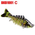 thumbnail image 4 of Soidarity Señuelo de pesca de 10 cm Crankbait cebo de natación de 7 segmentos cebo de pesca de simulación con anzuelo, C Type3 NO3 Soidarity OD000206-03B, 4 of 6