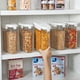 thumbnail image 5 of Juego de recipientes para cereales Vtopmart, 3 unidades, 4 litros, herméticos para almacenar alimentos, 5 of 6