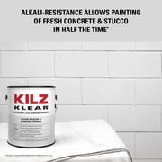 ILZ Klear Interior/Exterior Water-Based Clear Sealer & Bonding Primer, 1 Gallon