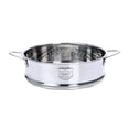 thumbnail image 1 of BRIGHTFUFU Cesta de vapor de vapor de 18 cm Manijas de acero inoxidable de acero inoxidable Vapor Vapor Vapinadora para el restaurante de la cocina para el hogar (plata) (estilo aleatorio), 1 of 7