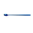 thumbnail image 2 of Cateissary Cucharas de café de mango largo de acero inoxidable, cucharas para mezclar, bebida fría, fruta, helado, postre, cuchara de té, Juegos de servir café y té No.06, 2 of 4