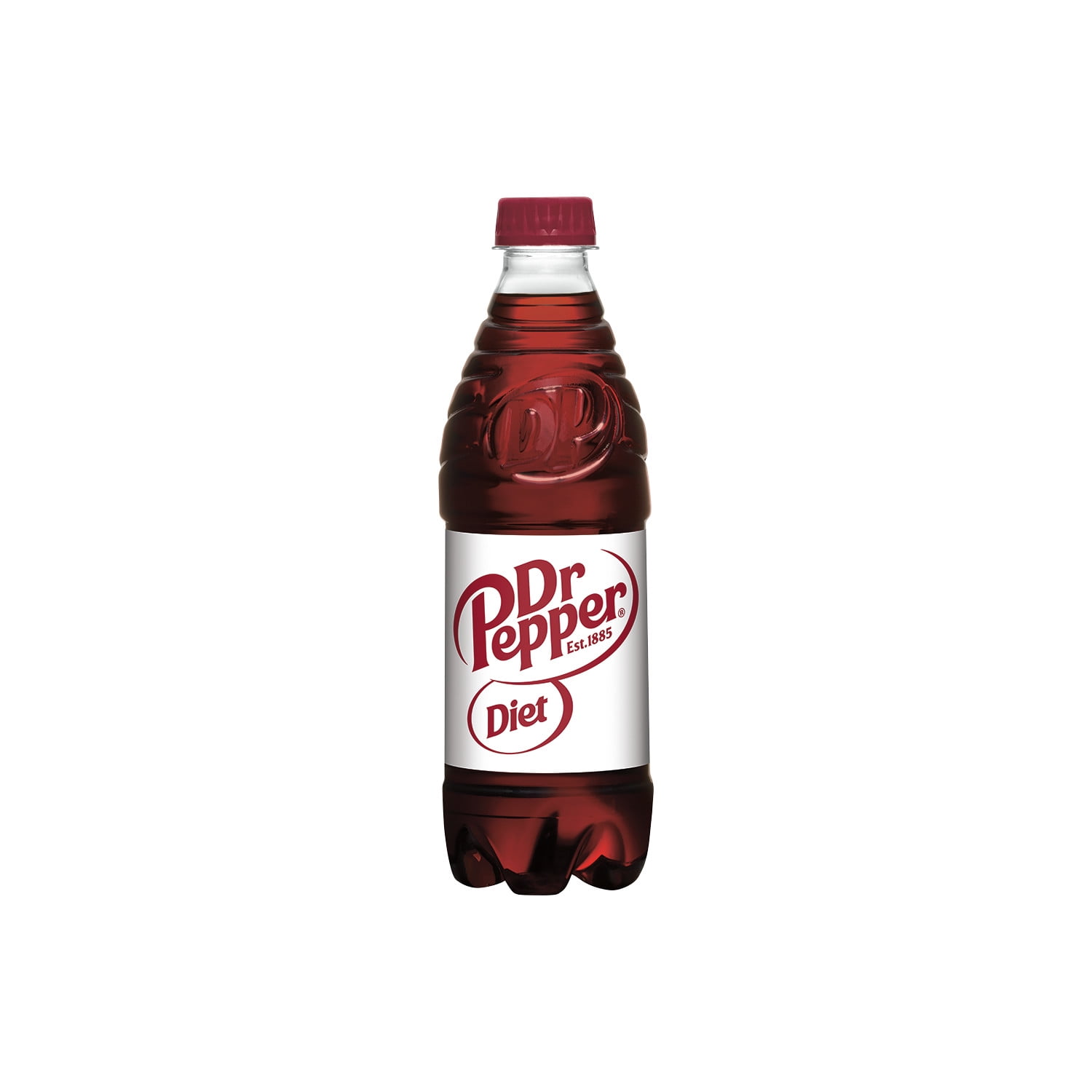 Diet Dr Pepper Soda Pop, 16.9 fl oz, 6 Pack Bottles