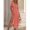 Orange, variant on Orange Floral Print V-Neck Short Sleeve Maxi Dress For Women With Side Slit