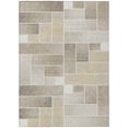 thumbnail image 2 of Addison Rugs Chantille Indoor/Outdoor Transitional Geometric Ivory Machine Washable Rectangle Rug, 5' x 7'6", 2 of 8