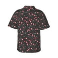 thumbnail image 3 of Goofa Valentine'S Day Hawaiian Shirt for Men, Unisex Summer Beach Casual Short Sleeve Button Down Shirts,Aloha Tropical Floral print shirt-XX-Large, 3 of 9