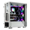 thumbnail image 4 of Velztorm White Ferrux CTO Gaming Desktop Liquid-Cooled (AMD Ryzen 9-5900X 12-Core, GeForce GTX 1050 Ti 4GB, 32GB DDR4, 1TB PCIe SSD + 3TB  HDD, RGB Fans, 750W PSU, Wi-Fi 4, Win 10 Home), 4 of 7