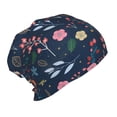 thumbnail image 2 of Sikiie Colorful Flowers Toddler Beanie Kids Beanie Hat Warm Winter Hats for Boys Girls Knit Cap, 2 of 7