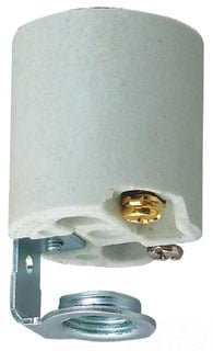 Westinghouse 7042500 Porcelain Fixture Socket - Replacement Light Bulb Socket