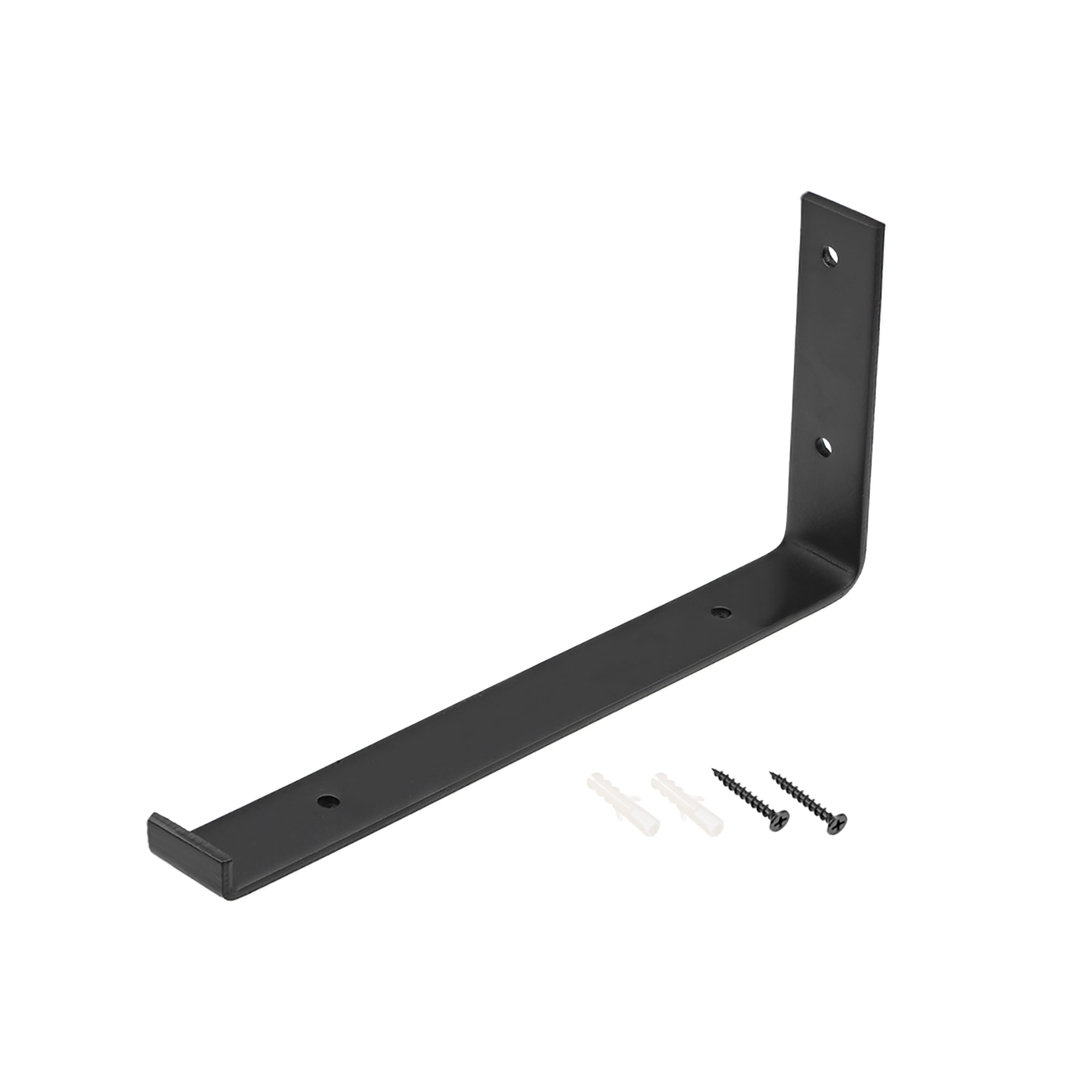 Wall Shelf Brackets 110lbs Heavy-duty 10-inch x 4.7-inch Metal Shelf Support L Corner Brace with Lip