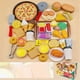 thumbnail image 5 of Juguete de comida desarrollo de habilidades de borde redondeado Jugar Juguete de comida Simulación colorida 56 piezas para niñas para el hogar para niños pequeños ANGGREK Otros, 5 of 8