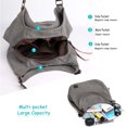 thumbnail image 3 of CNV Women's Multi-pocket Shoulder Bag Fashion Cotton Canvas Handbag Tote Purse, 3 of 14