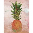 thumbnail image 2 of Cusson, Marie-Elaine 15x18 Black Ornate Wood Framed with Double Matting Museum Art Print Titled - Painted Pineapple II, 2 of 4