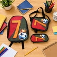 thumbnail image 5 of 3PC Soccer Backpack, School Bookbag with Lunch Box, School Bag for Teenagers Middle, 5 of 7