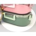 thumbnail image 3 of Tedemei Stainless Steel Insulated Lunch Box 980ml with Adjustable Compartment in Green., 3 of 8