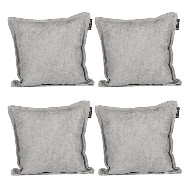Cojin Cecorativo Cuadrado Set de 4 Manhattan Gris