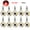Red, variant on 10Pcs Mini Fishing Lure Light LED Deep Drop Underwater Eye Shape Fishing Squid Fishing Bait Luminous Lure for Attracting Fish