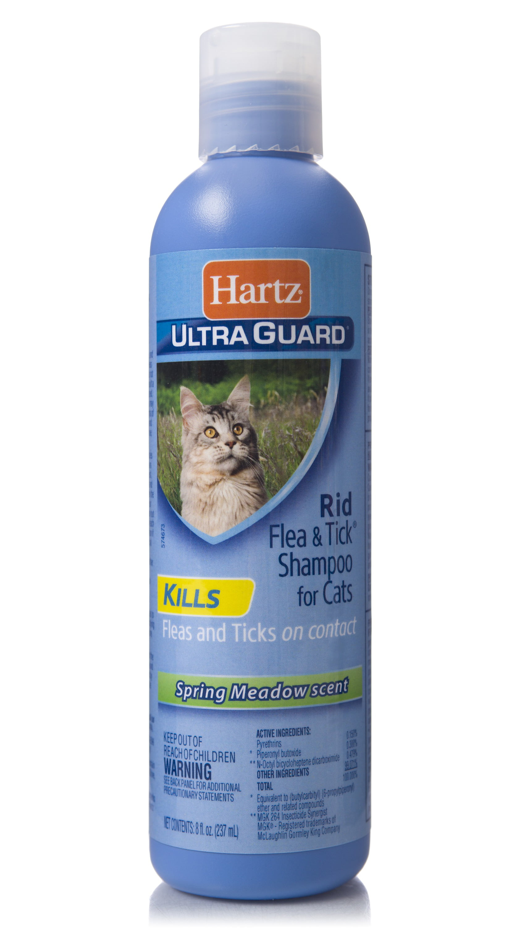 Hartz UltraGuard Rid Flea & Tick Shampoo for Cats, 8 oz.