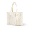 thumbnail image 1 of Spacious Wear-Resistant Canvas Multi-Functional Tote Bag - 39x31x15.5cm, 0.35kg, with Dual Side Pockets for Organized Storage, Wide Straps for Shoulder/Hand Carry, Ideal for Daily Commuting &, 1 of 6