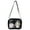 Black, variant on PU Leather Ita Bag with Clear PVC Crossbody Bags JK Japanese Style Cute Shoulder Handbag for Women Girls
