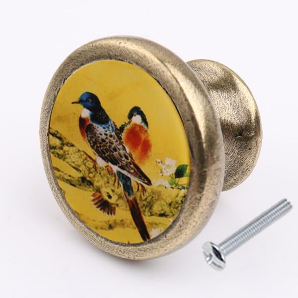 de Antigüedad Del Pomo de Puerta Del Pájaro Decorativo para Del Cajón de Decoración se muestra en s fotos Zulema Tirador decorativo tirador