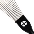 thumbnail image 4 of Transemion Black Wide-Tooth Afro Hair Lifting Pik Pick Detangle Wig Comb for Thick Hair Type A 1Set, 4 of 6