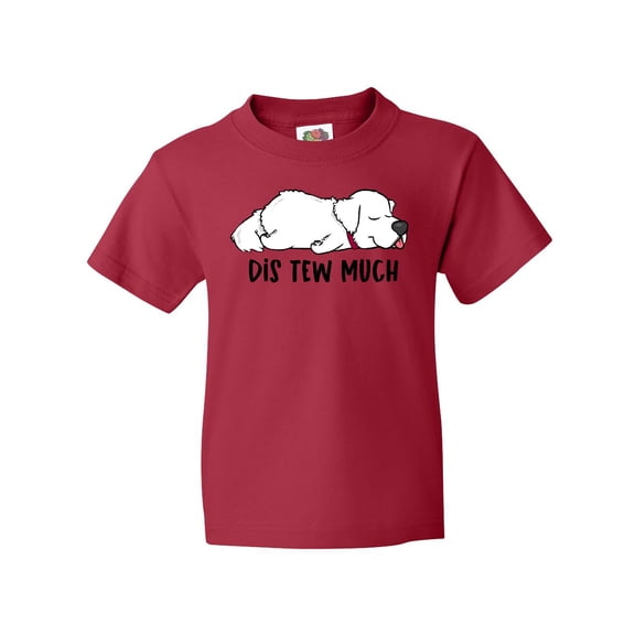 Inktastic Napping Dis Tew Much Great Pyrenees Youth T-Shirt