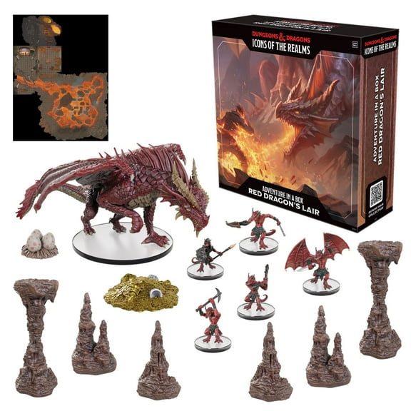 Wizkids: D&D Icons of the Realms: Adventure in a Box - Red Dragon's Lair