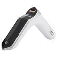 thumbnail image 2 of S9 Coche USB 3.1A Carga Coche MP3 FM Bluetooth Reproductor Manos Libres Soporte Tarjeta USB/TF Plata, 2 of 8