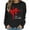Black, variant on Stamzod Valentines Long Sleeve Tops for Women Print Pullover Crewneck Sweatshirt Loose Casual Plus Size Sweatshirts for Women Black XXXXXL