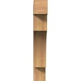 thumbnail image 2 of Ekena Millwork 5 1/2"W x 34"D x 34"H Westlake Block Smooth Bracket, Western Red Cedar, 2 of 25