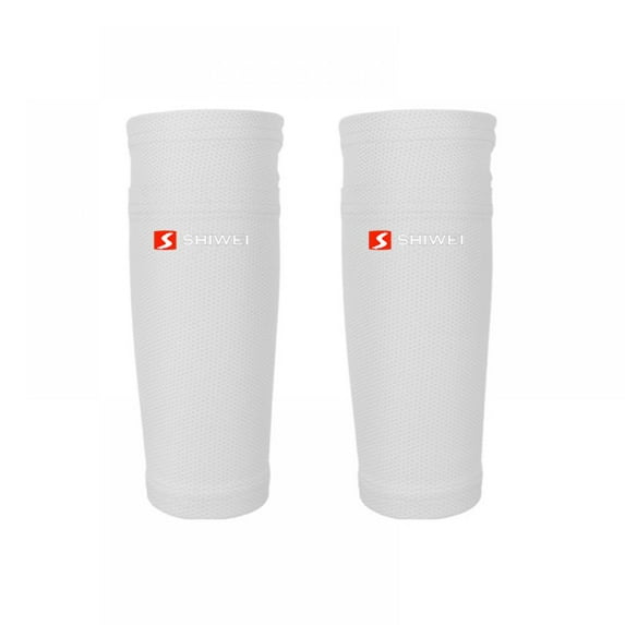 1 Pair Soccer Shin Guard Sock, Leg Performance Support Football Compression Calf Sleeves with Pocket Can Holding Shin Pads