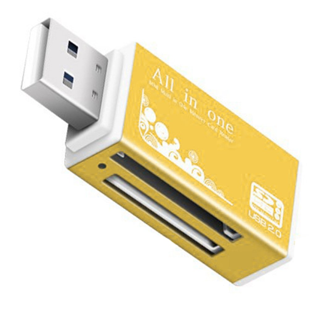 4In1 Card Reader Aluminum Alloy M2 Ms Card Reader Tf Memory Card
