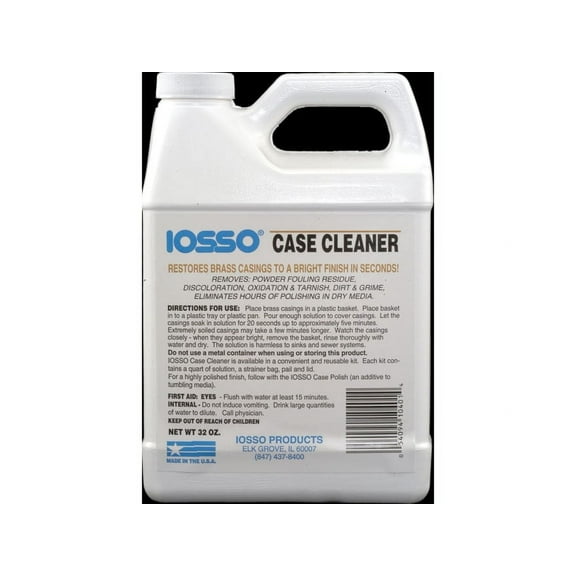 Iosso Brass Case Cleaner 32 oz Liquid