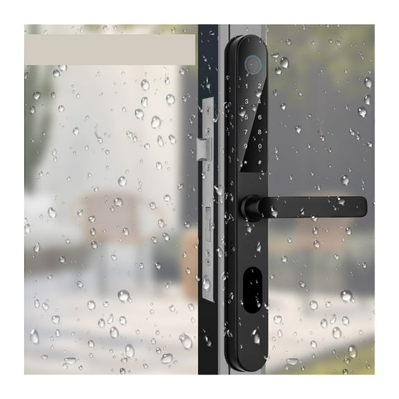 Waterproof Bluetooth Door Lock Aluminum Locks with APP Fingerprint Password IC Card Key Unlock