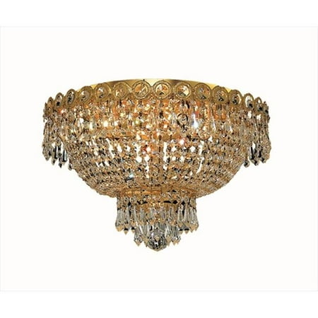 

Elegant Lighting 1900F16G-RC 16 D x 10 in. Century Collection Flush Mount - Royal Cut- Gold