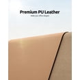 thumbnail image 2 of Protector de escritorio Ysagi de piel impermeable, 80 x 40 cm, color caqui, 2 of 9