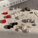 thumbnail image 5 of Pendientes de perlas pequeños grises grandes pendientes de perlas pendientes en plata con pasador pendientes de perlas de gran sentido, fáciles de combinar, 5 of 6