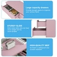 thumbnail image 5 of YYAo Particle Board 6 Drawer Dresser, Large Modern Chest of 6 Drawers Night Table, Storage Cabinet for Bedroom, Closet, Living Room, Pink, 5 of 9