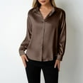 thumbnail image 6 of Dgankt Shirts for Women Casual Comfortable Long Sleeved ButtonTop Blouse,Size S-2XL, 6 of 6