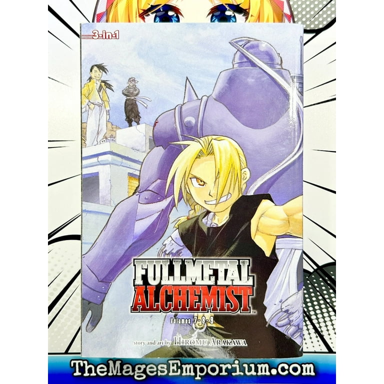 鋼の錬金術師 3-in-1 英語版 Fulll Alchemist Fullmetal Alchemist 3-in-1 Edition Complete 9-book Manga Set by