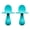 Teal, variant on Grabease Baby Silicone Spoon Set for Baby-Led Weaning & First Stage Self-Feeding: Soft, Safe 100% Food-Grade Silicone, Safe for Dishwasher, No BPA/PVC/Latex/Phthalates, Set of 2 (Teal, Gray)