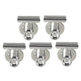 thumbnail image 2 of Round Magnet Clip, 5Pcs Magnetic Clips Powerful Magnetic Clip  For Industrial Supplies Silver, 2 of 8