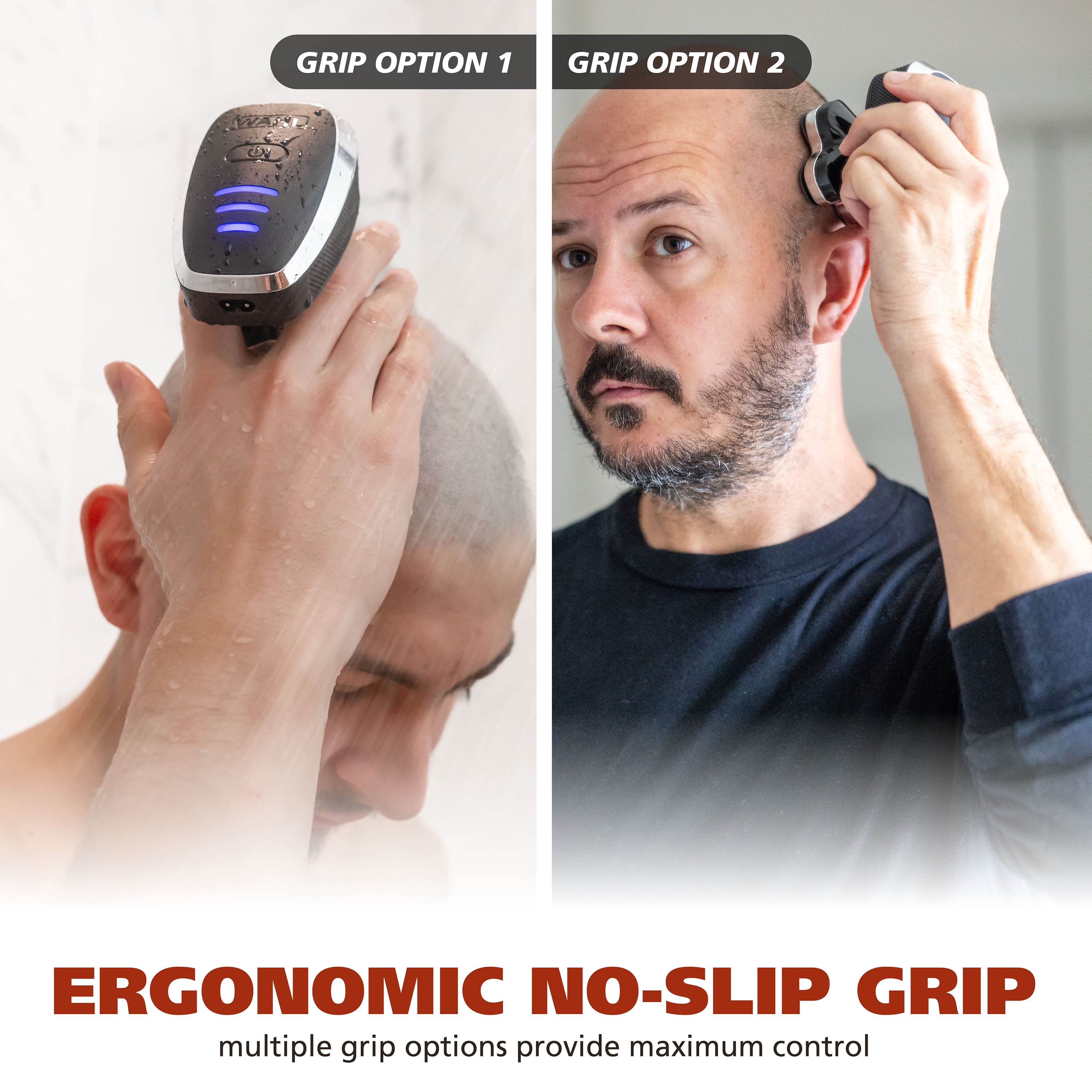 Wahl Baldscaper Electric Head Shaver for Men, 2 Shaving Attachments for Head & Body Shaving, Waterproof Razor – Model 3031772