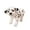 Black White C, variant on Lubelski Simulation Dog Doll 3-Postures 3D Eyes Cute Dalmatian/Beagle Plushies Ornament Realistic Stuffed Animal Puppy Doll Home Decoration Birthday Gift