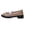 Khaki, variant on NexTorq Platform Loafers for Women,Chunky Loafers Women,Leather Comfortable Shoes,Lug Sole Metal Buckle Business Work Shoes, Beige, 36