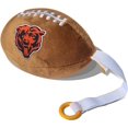 thumbnail image 1 of - Soporte para chupete de fútbol de felpa Chicago Bears, con licencia oficial de la NFL, soporte para chupete de juguete suave y chupete, se adapta a cualquier chupete, accesorio para carriola, 1 of 5
